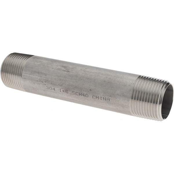 VALUE COLLECTION Value Collection 4BN1*6 Pipe Nipple 1 in Sch 40 Ss 304