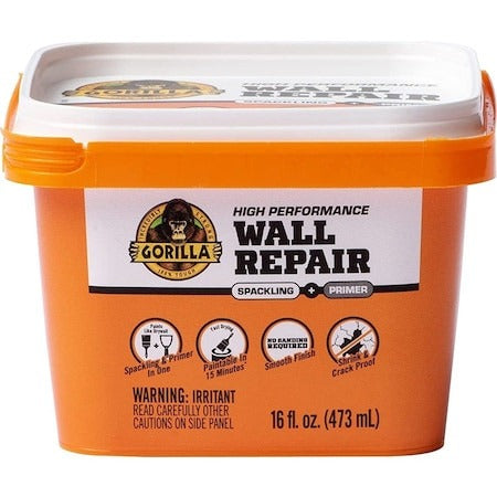 GORILLA GLUE Gorilla Glue 103963 Wall Repair Spackling and Primer (16 oz)