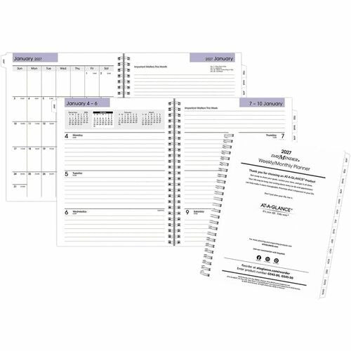 AT-A-GLANCE At-a-glance AAGG54550 Weekly Monthly Planner Refill