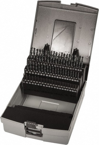 PRECISION TWIST DRILL Precision Twist Drill 5995674 Drill Bit Set 60 Pc