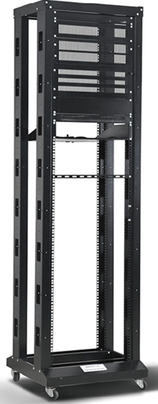 LIONBEAM Lionbeam lb-rk4pc-42 4-post Open Rack 42U 23.5in Cage Nut