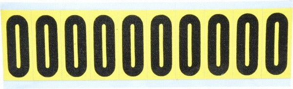 STRANCO Stranco SB5-O Letter Label O 1 Inch Vinyl