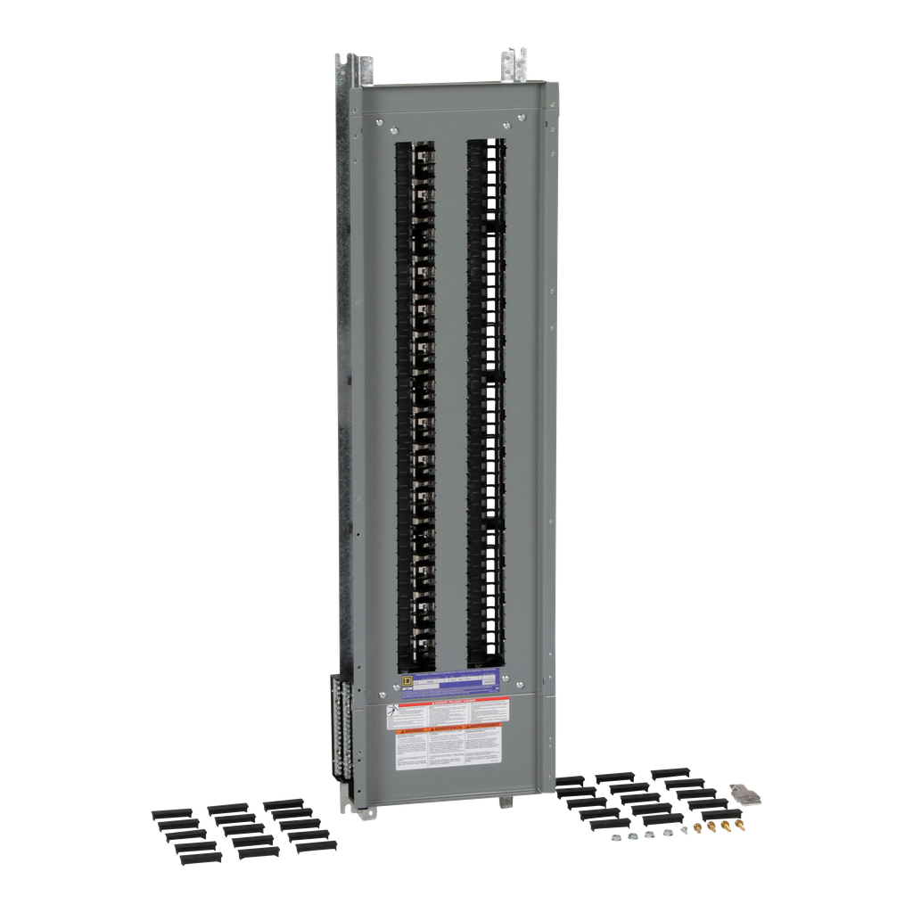 Square D NQ484L2 240 VAC 48 VDC 225 Amp 3-Phase 3-Wire 84-Circuit Panelboard Interior