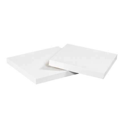 BSC PREFERRED Bsc Preferred DGBL88W High Gloss Gift Box Lids 50 Pack