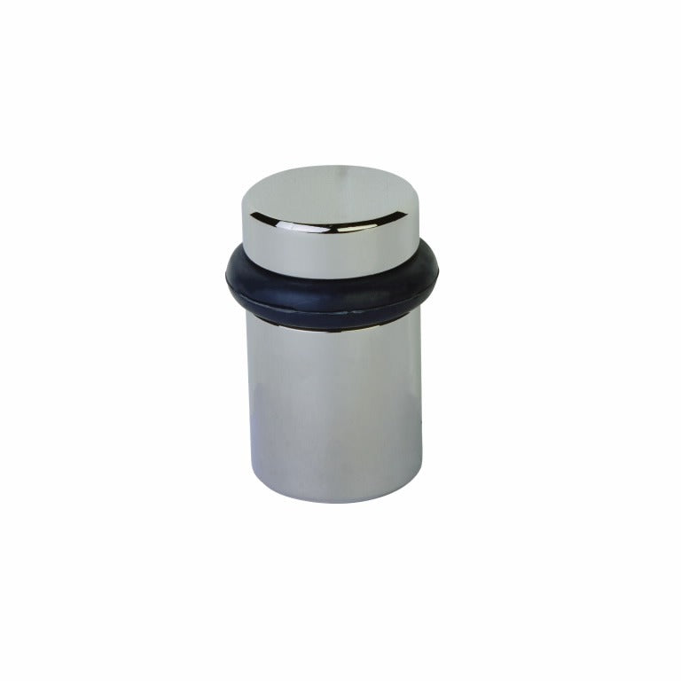 EMTEK Emtek 2258US14 Cylinder Floor Bumper Polished Nickel