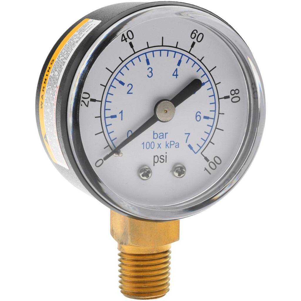 VALUE COLLECTION Value Collection 111CL20100 Pressure Gauge 100 Psi Npt