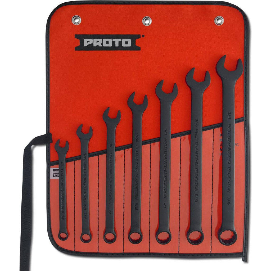 PROTO Proto J1200HBASD Combination Wrench Set 7 Pc Inch