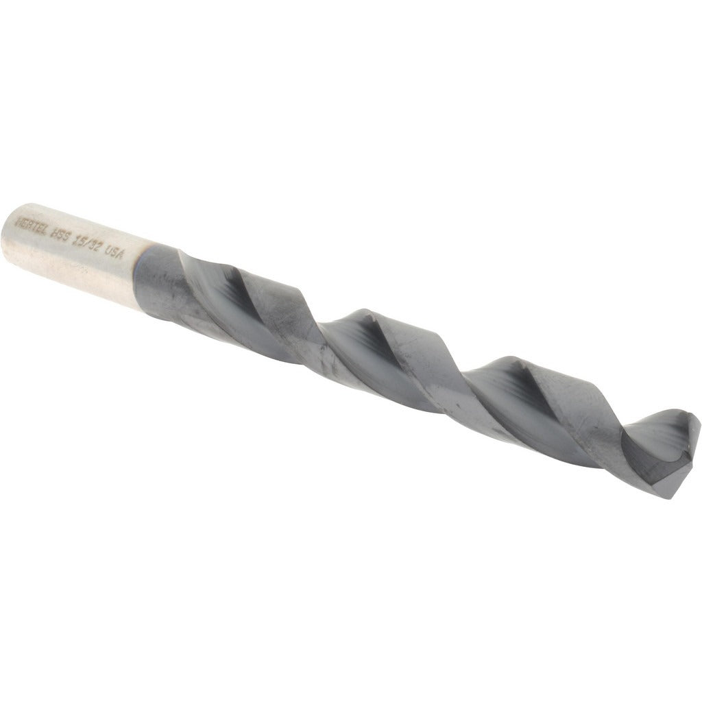 HERTEL Hertel 66692575 Jobber Drill Bit 15/32 Inch Hss Tialn