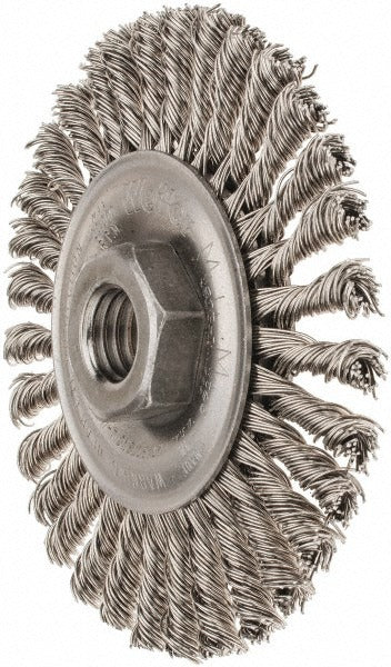 WEILER Weiler 94659 Knotted Ss Wheel Brush 4 in 20000 Rpm