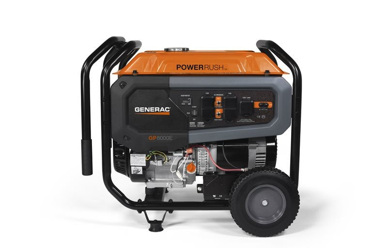 GENERAC GENERAC GP8000E Portable Generator 10000 W Starting 8000 W Running