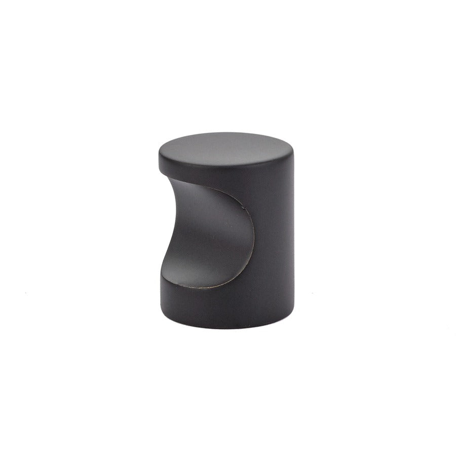 EMTEK Emtek 86151US19 Large Modern Finger Cabinet Pull Flat Black