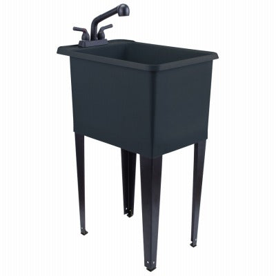 CODA RESOURCES Coda Resources Ltd 040US8001BLKBLK 16-gal Laundry Tub Kit