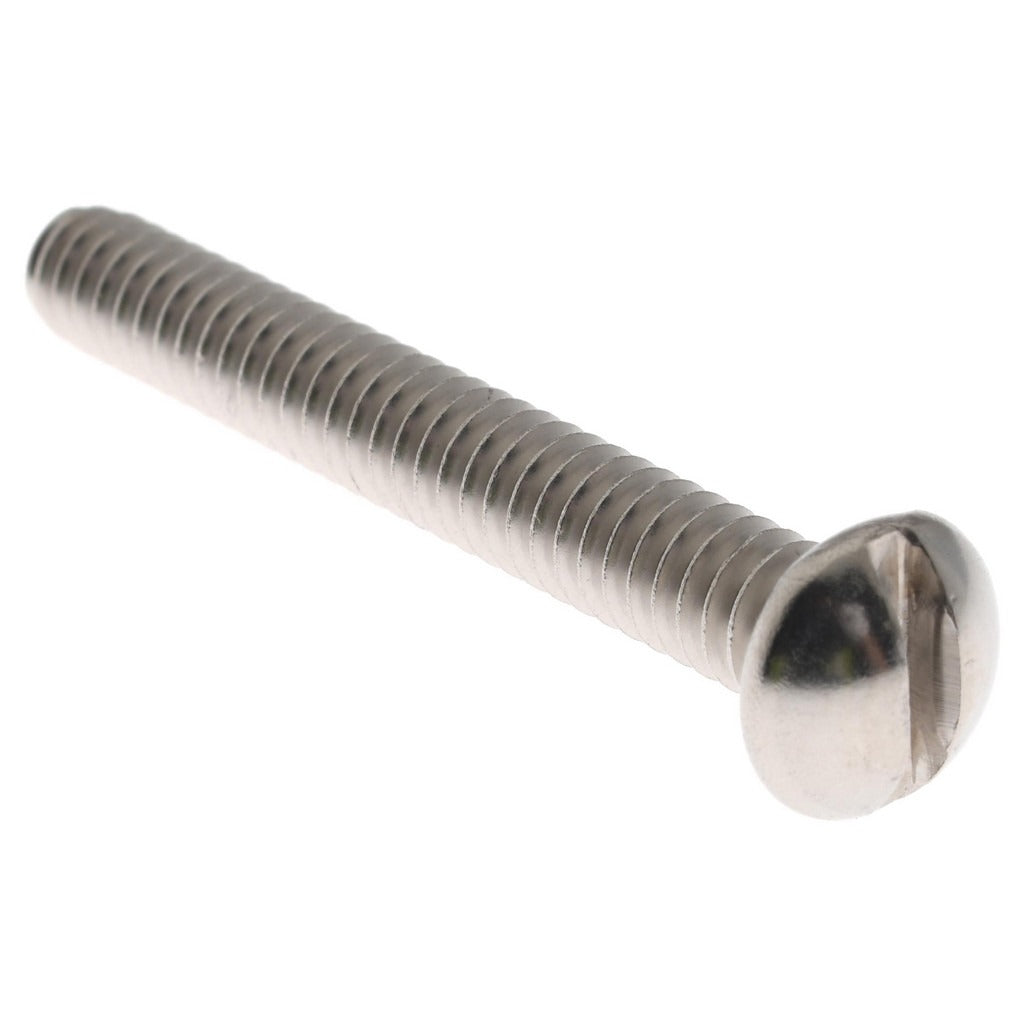 VALUE COLLECTION Value Collection R83924042 10-24 X 1-1/2 in Round Head Slotted Screw