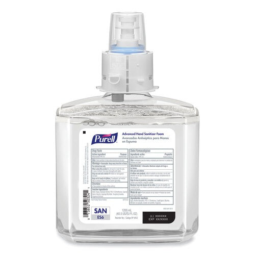 GOJO Gojo GOJ645302 Purell Advanced Hand Sanitizer Foam ES6 (1200 mL / Pack of 2) 6453-02