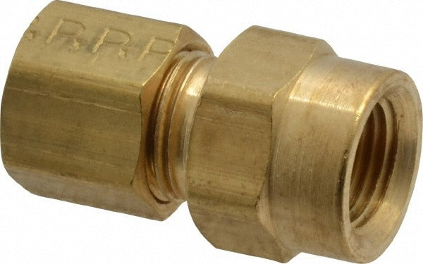 PARKER Parker 66C-4-2 Compression Tube Connector Brass Sae J-512