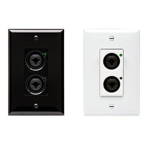 QSC Qsc Llc D2I Single Gang Dante AES67 Wall Plate