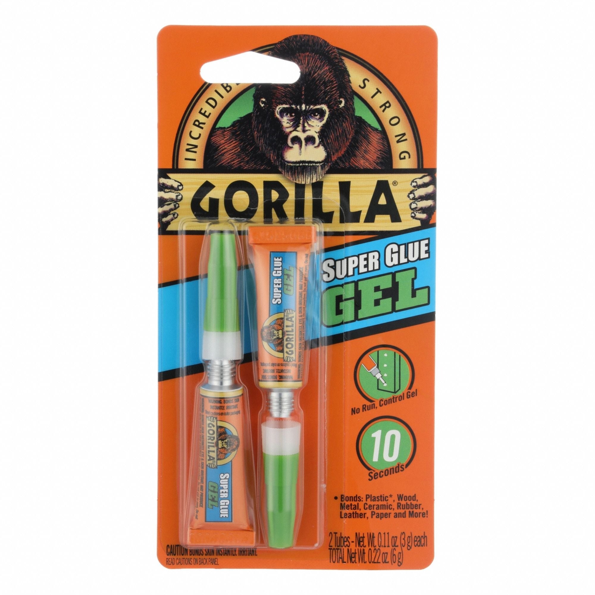GORILLA Gorilla 7820002 Super Glue Gel (3 gm 2-Pack)