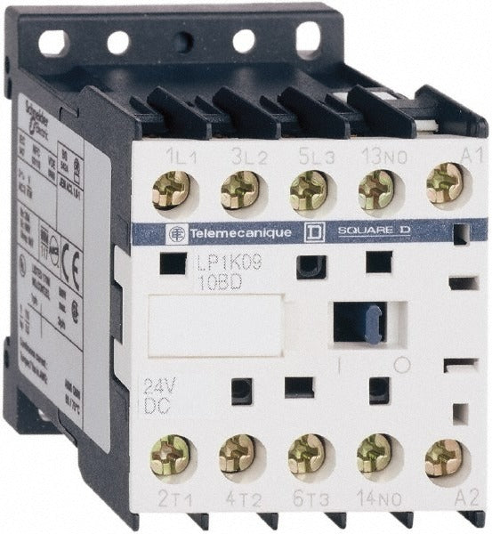 SCHNEIDER ELECTRIC Schneider Electric LP1K0910BD3 Iec Contactor 3 Pole 24VDC
