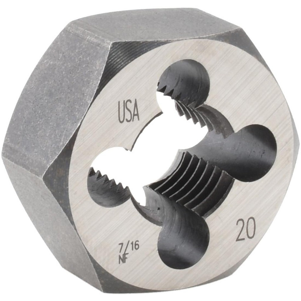 CLE-LINE Cle-line C65609 Hex Rethreading Die 7/16-20 Unf