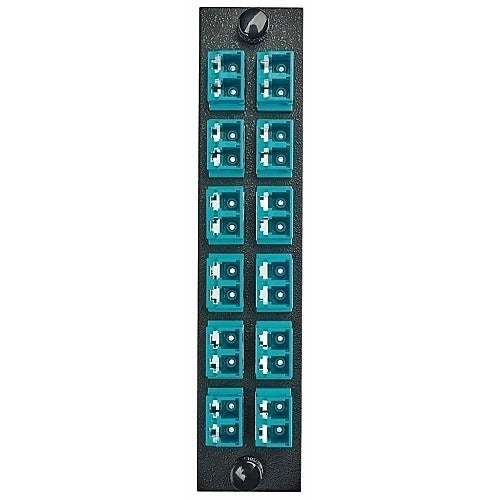 HUBBELL Hubbell Premise Wiring FSPNLCDS12AQ Lc Fiber Adapter Panel