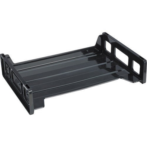 BUSINESS SOURCE Business Source BSN42585 Stackable Letter Tray Black