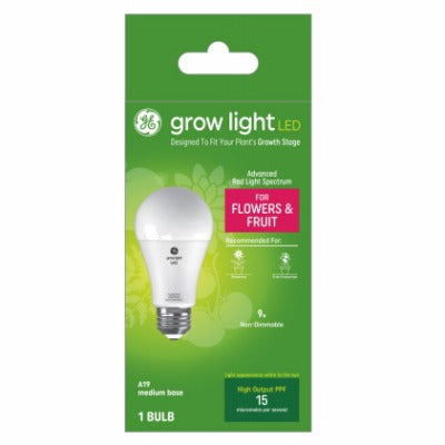 GE G E Lighting 93129755 Led Horticultural Grow Bulb 9W A19