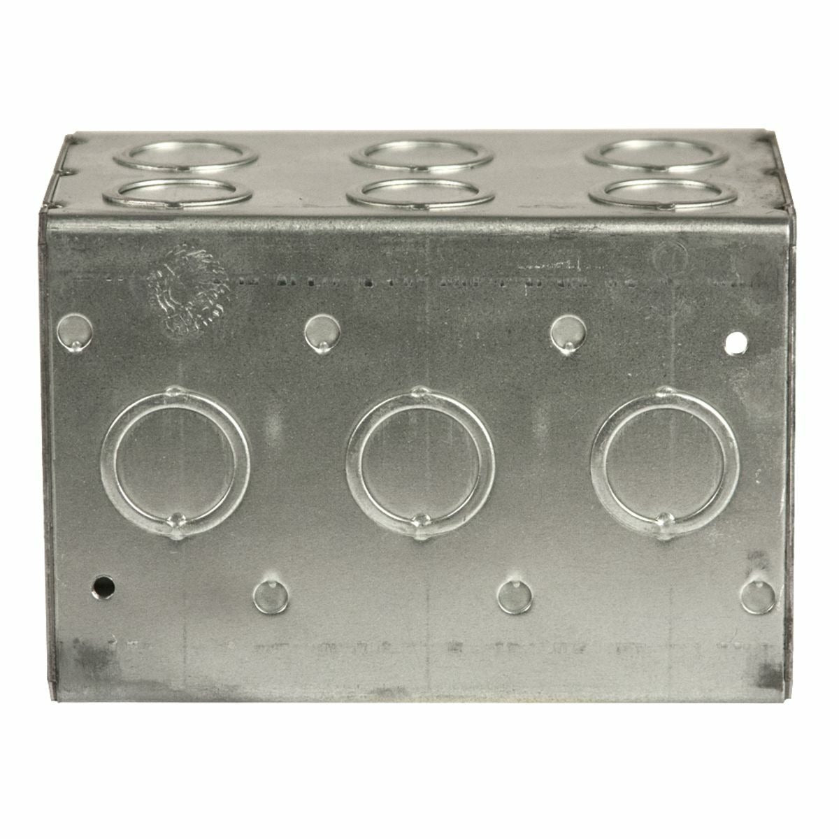 RACO RACO 697 Non-Gangable Masonry Box Steel 67.3 cu-in 3 Gangs 28 Knockouts