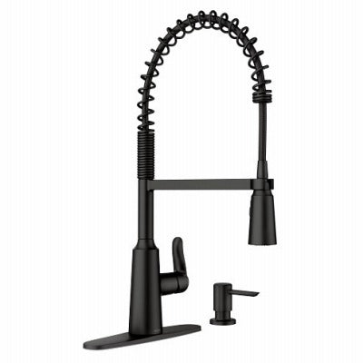 MOEN Moen Inc/faucets 87807BL Pulldown Kitchen Faucet Matte Black