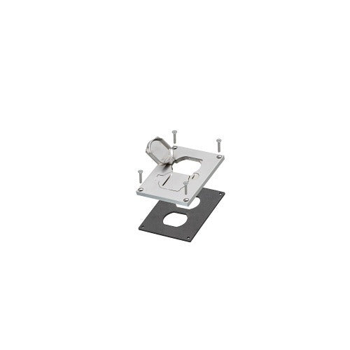 ARLINGTON Arlington Industries FLBC8504NL Nickel 1-gang Floor Box Cover