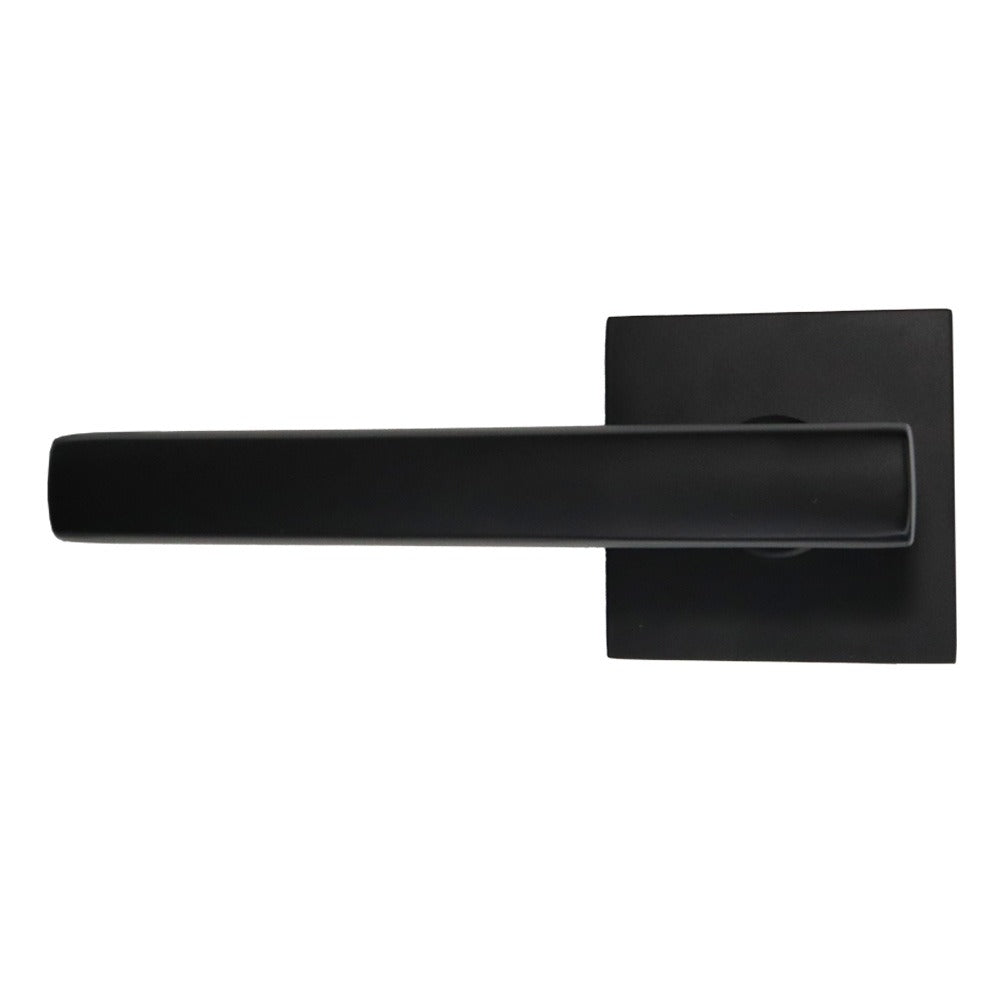 EMTEK Emtek 5210FRLUS19LH Freestone Lever Privacy Set Flat Black