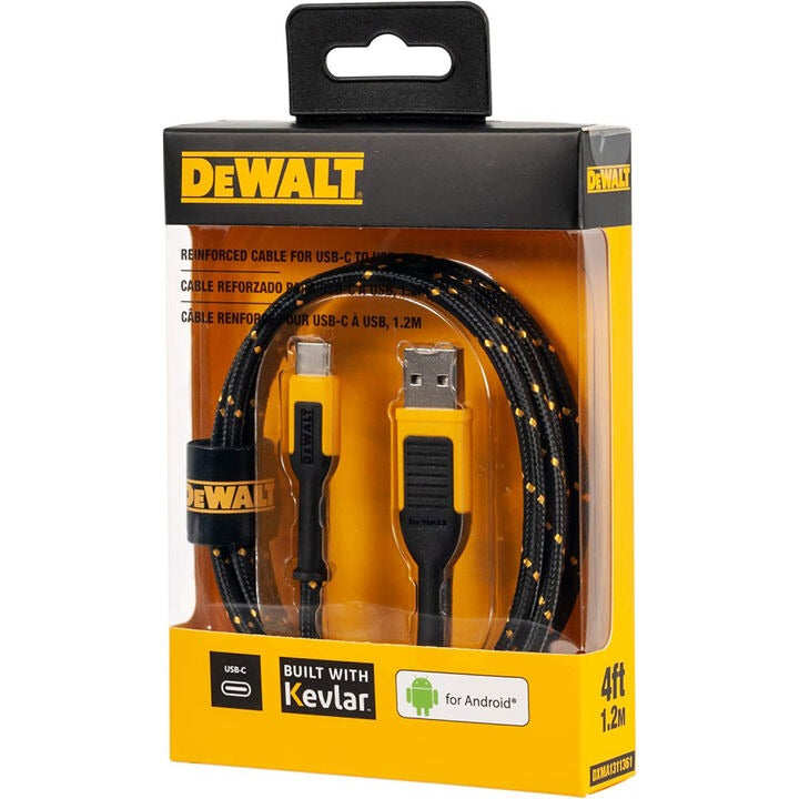 DEWALT Dewalt 131 1361 DW2 USB-A to USB-C Cable 18W (4 ft)