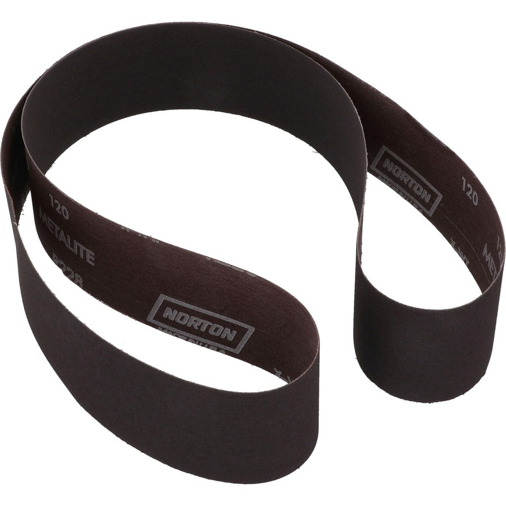 NORTON Norton 78072721580 Abrasive Belt 120 Grit 2-1/2x60 in