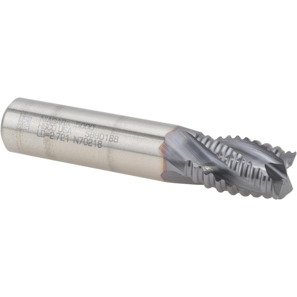 SECO TOOLS Seco 17013791 Roughing End Mill 1/2 in 4 Flute Cobalt Ticn