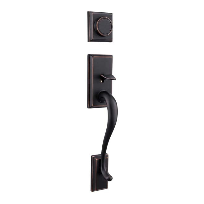 KWIKSET Kwikset 802HELIP-11P Hawthorne Dummy Handleset Bronze