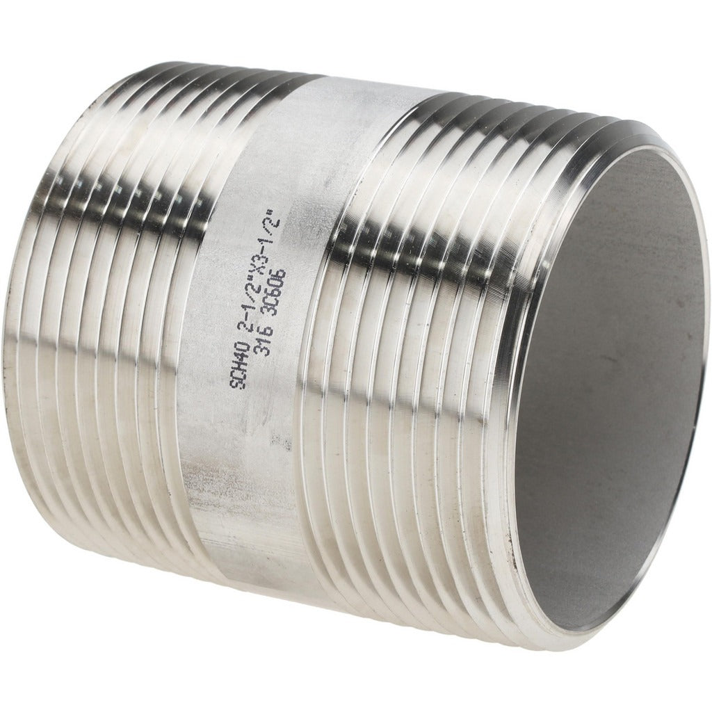 VALUE COLLECTION Value Collection 6BN21/2X31/2 Ss Pipe Nipple Sch 40 Npt