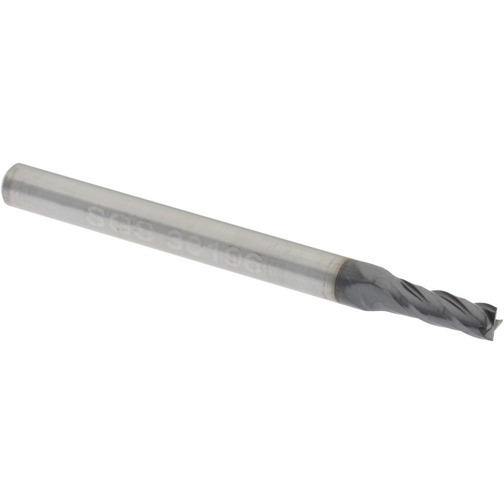 KYOCERA SGS PRECISION TOOLS Sgs 30196 Square End Mill 3/32 in 4 Flute Solid Carbide