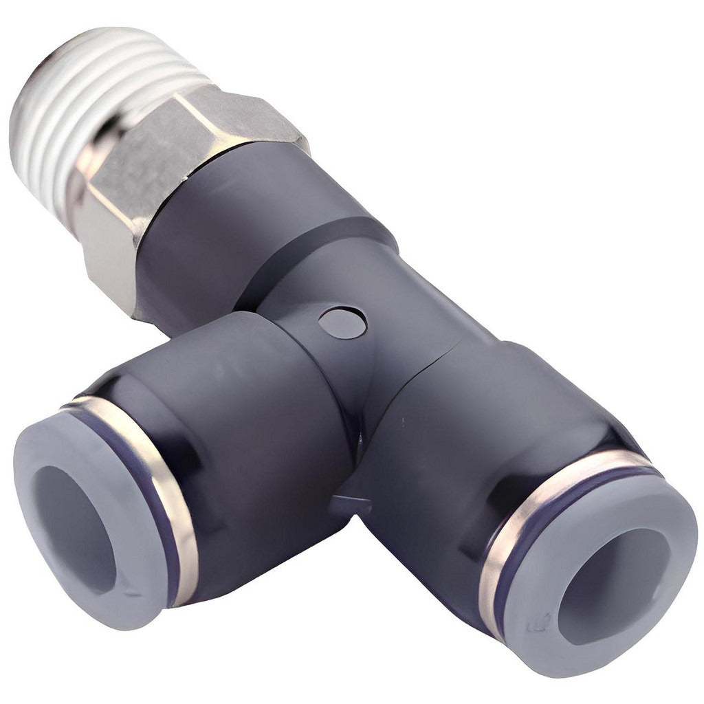 NORGREN Norgren C24680638 Swivel Side Tee Fitting 3/8 Inch Brass