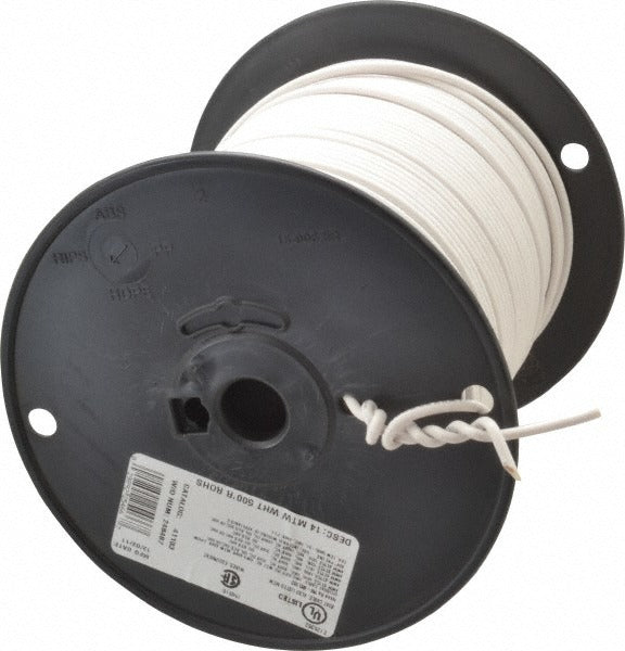 SOUTHWIRE Southwire 411030501 Machine Tool Wire 14 Awg White 500 Ft
