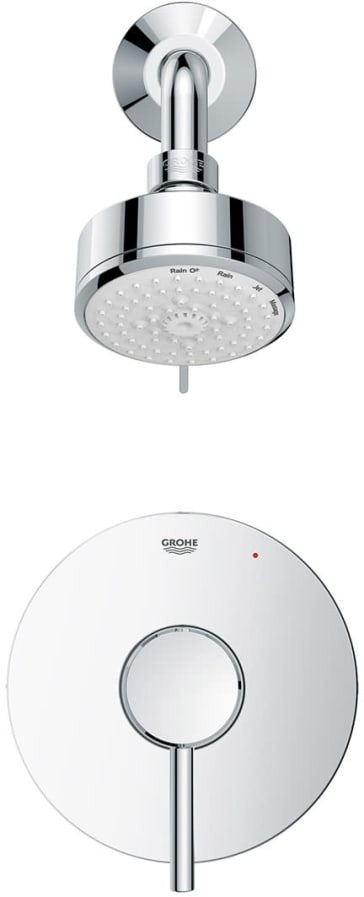 GROHE Grohe 1024950000 Concetto Pressure Balance Valve Shower Only 4-Spray 4-In
