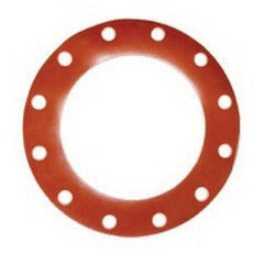 MIDLAND INDUSTRIES Midland Industries 988406 Full Face Gasket 8 Inch Id Red Rubber