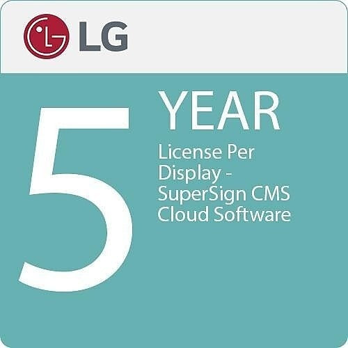 LG Lg SSC-Y5SLB.AUS Supersign Cloud Cms 5 Year