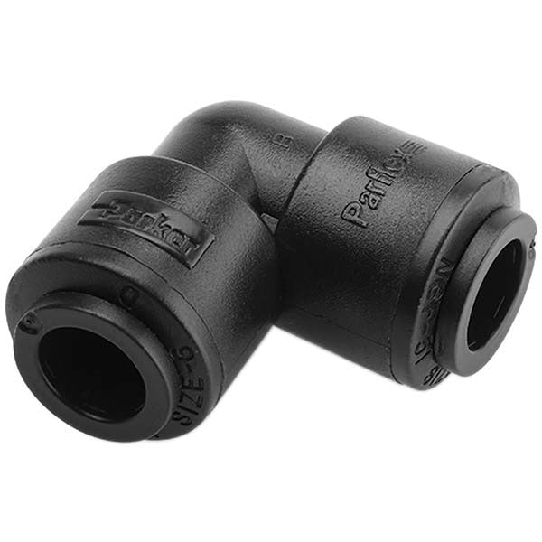 PARKER Parker FB6EU6-HBLK Push-to-connect Union 3/8 in Od
