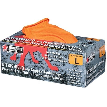 MCR SAFETY Mcr Safety 6016OXXL NitriShield Disposable Gloves 6 Mil (100/Box)