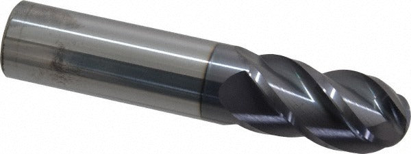 ACCUPRO Accupro 12184708 Ball End Mill 4 Flute Solid Carbide