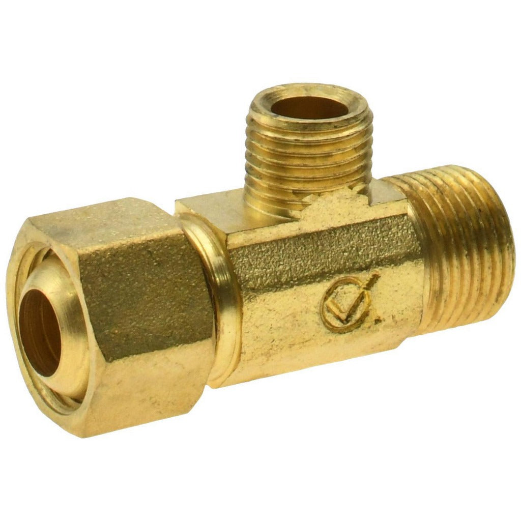 VALUE COLLECTION Value Collection 993-015NL Compression Tube Tee Brass