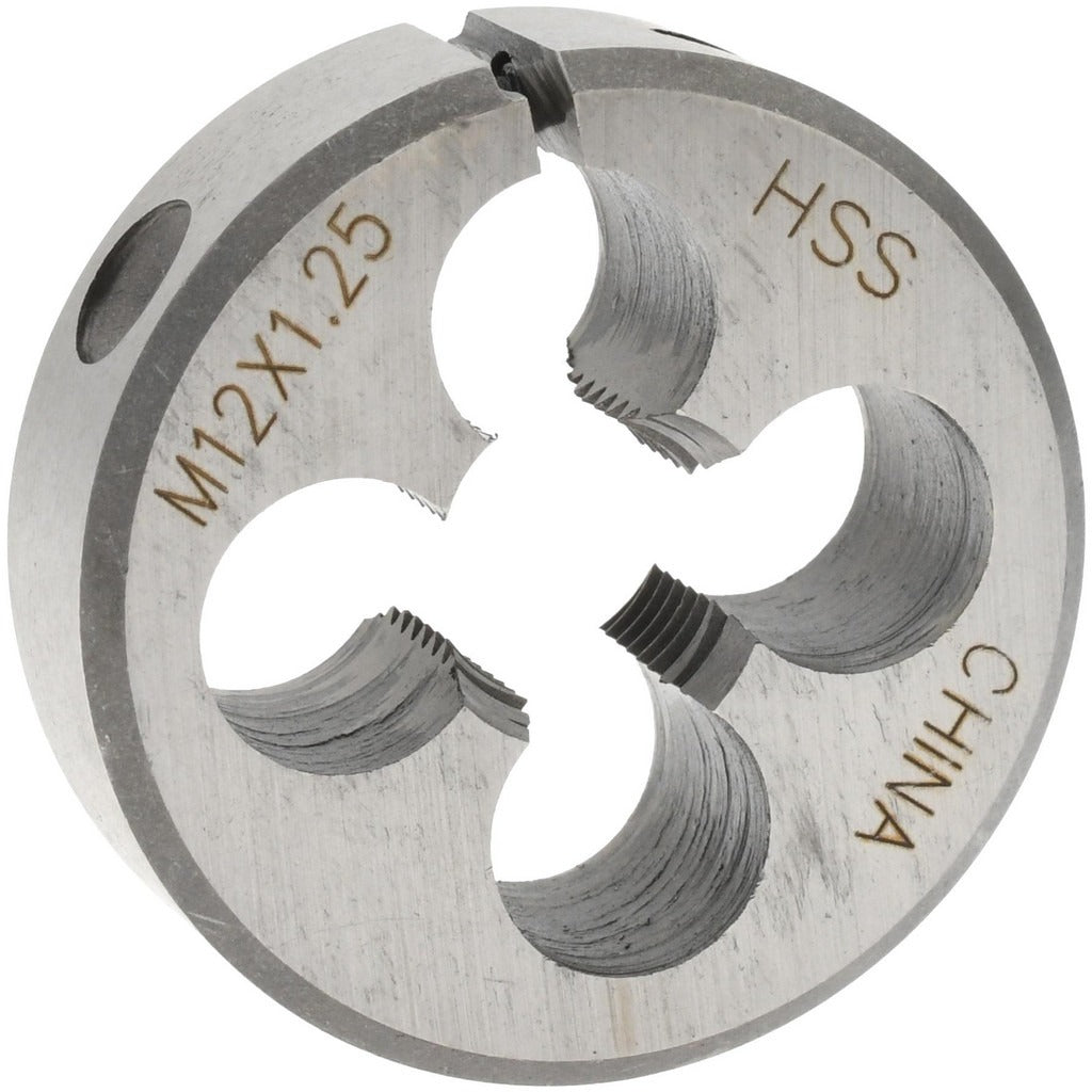 VALUE COLLECTION Value Collection 314-1722 Round Die M12x1.25 Hss Metric Fine