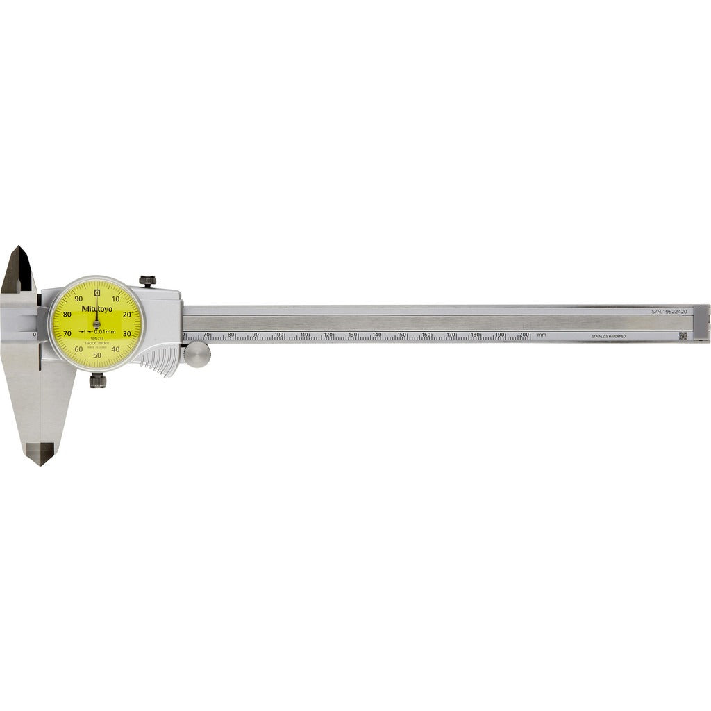 MITUTOYO Mitutoyo 505-733 Dial Caliper 200mm 0.01mm Graduation