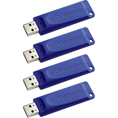 VERBATIM Verbatim VER97088CT 8GB Usb Flash Drive Retractable 4 Pack