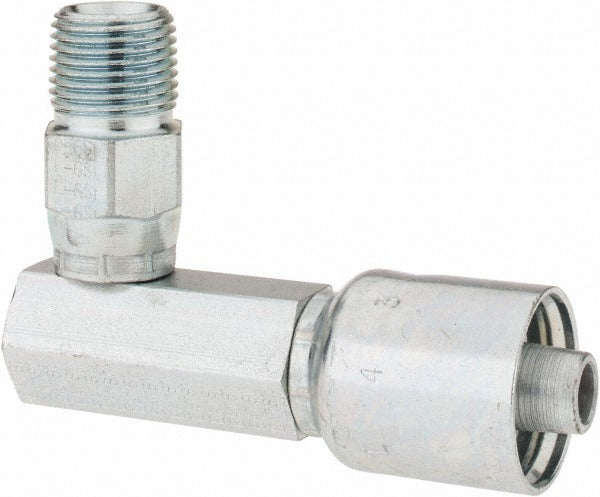 PARKER Parker 11L43-8-8 Nptf Swivel Elbow 90 Deg 0.5 in Id Steel