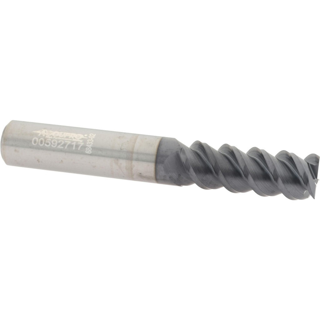 ACCUPRO Accupro 95168366 Square End Mill 3/8 in 3 Flute Carbide